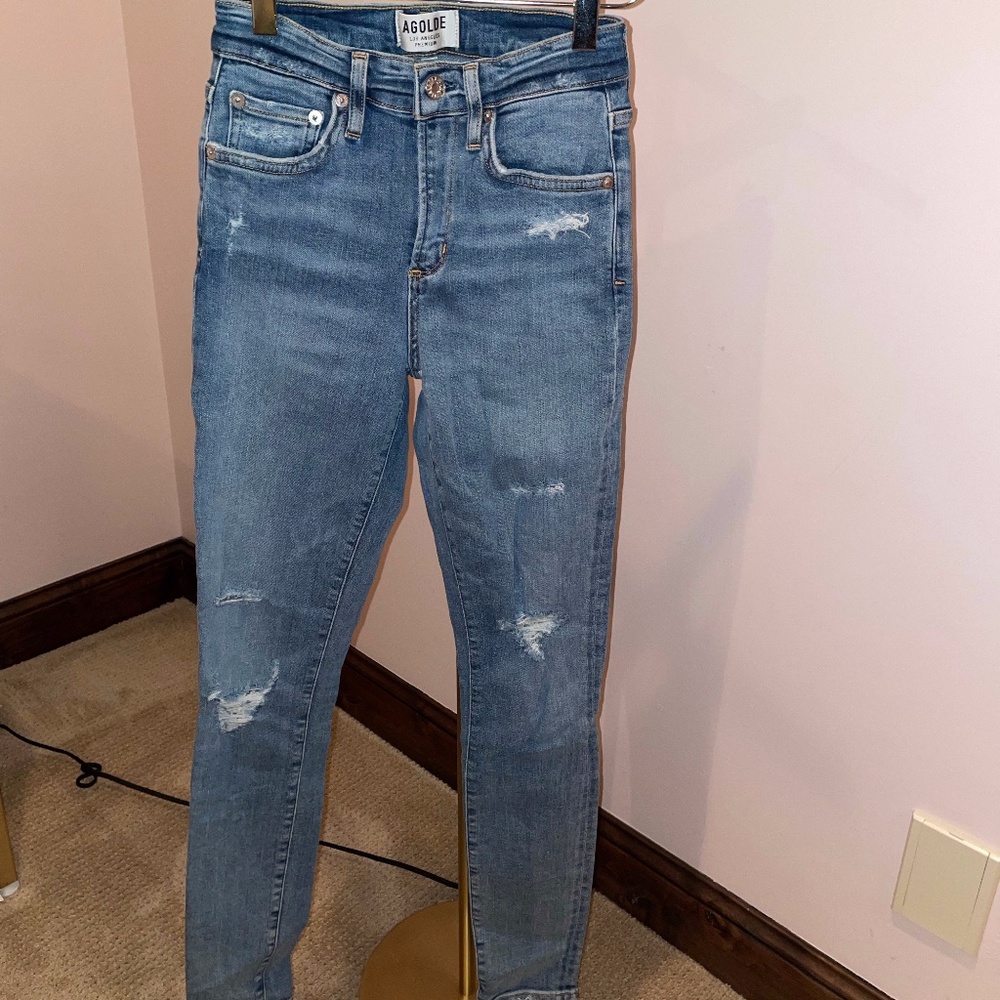 Agolde Skinny Jeans, High rise, Size 24